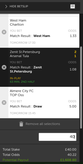 How to place a Bet Online - The Complete Guide 24 betslip