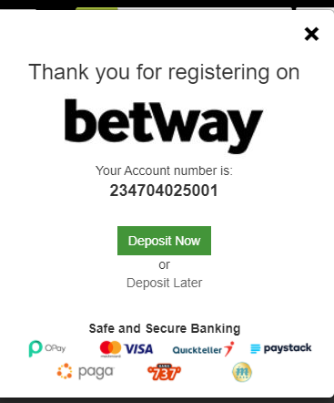 betway.ng register